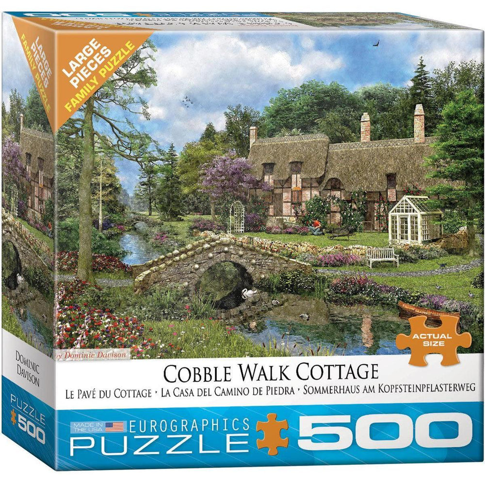 Cobble Walk Cottage 500 Piece Jigsaw Puzzle Eurographics (ONLINE ORDER ONLY)