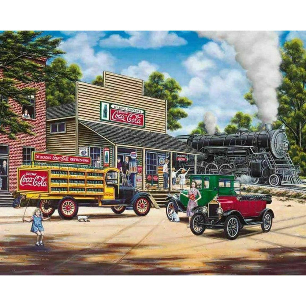 Coca-Cola All Aboard 1000 Piece Jigsaw Puzzle Springbok (ONLINE ORDER ONLY)