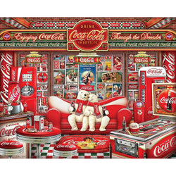 Coca-Cola Decades 1000 Piece Jigsaw Puzzle Springbok (ONLINE ORDER ONLY)