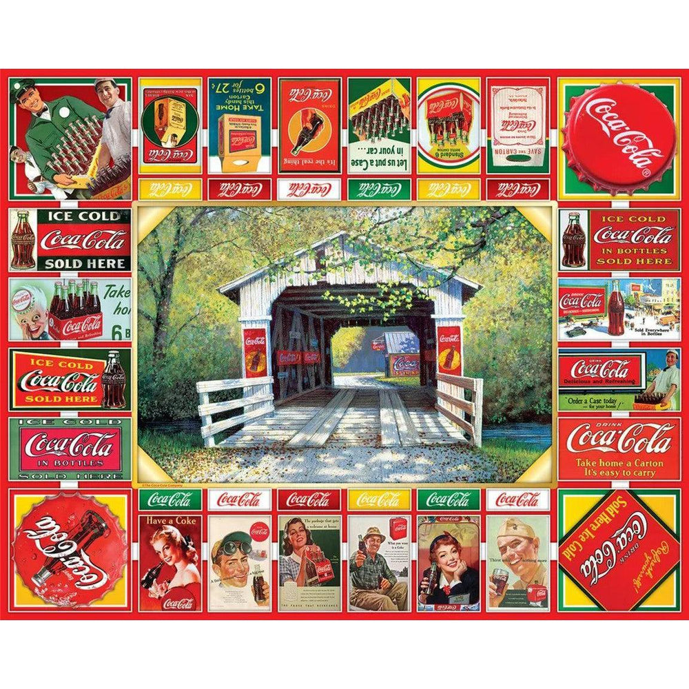 Coca-Cola Gameboard 1000 Piece Jigsaw Puzzle Springbok (ONLINE ORDER ONLY)