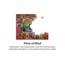 Coca-Cola Gameboard 1000 Piece Jigsaw Puzzle Springbok (ONLINE ORDER ONLY)