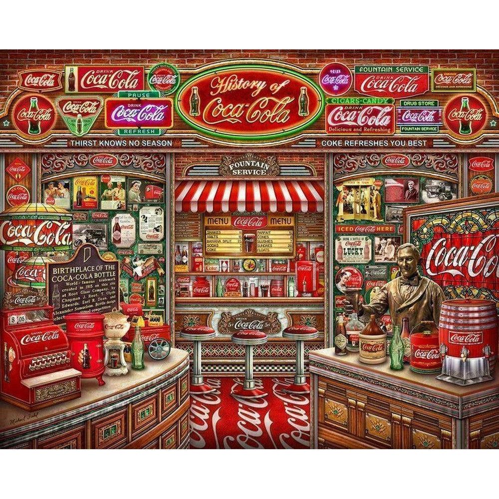 Coca-Cola History 1000 Piece Jigsaw Puzzle Springbok (ONLINE ORDER ONLY)