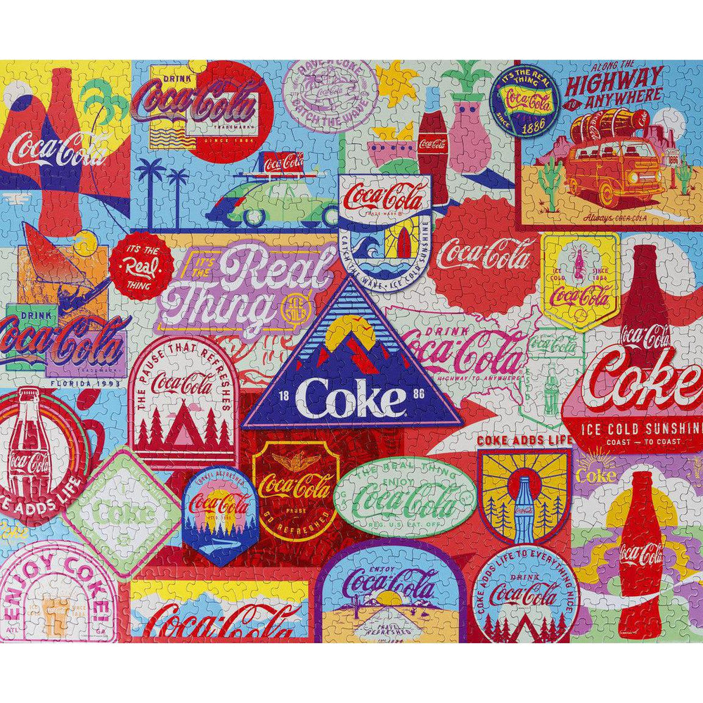 Coca-Cola Outdoor Escape 1000 Piece Jigsaw Puzzle Springbok (ONLINE ORDER ONLY)