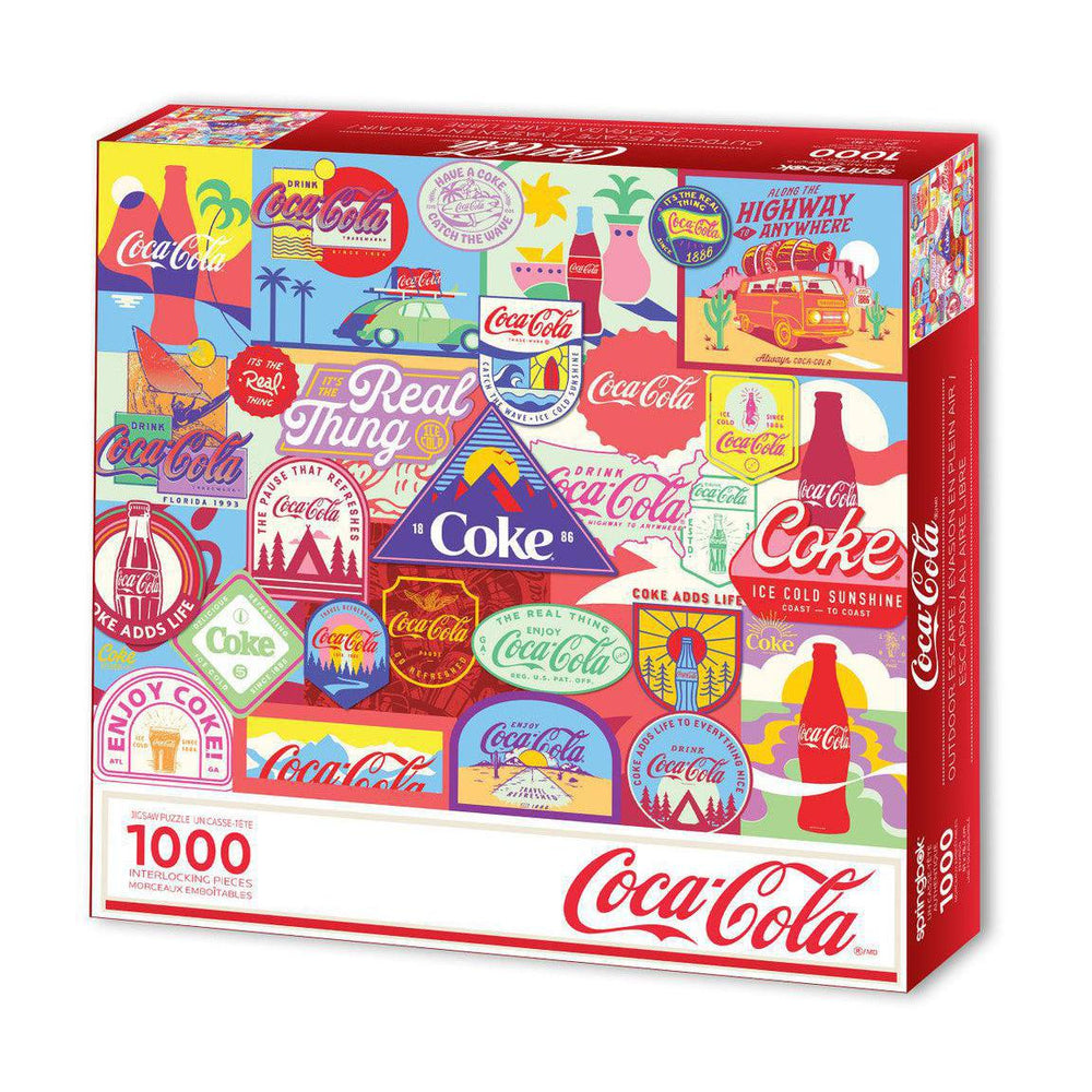 Coca-Cola Outdoor Escape 1000 Piece Jigsaw Puzzle Springbok (ONLINE ORDER ONLY)