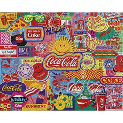 Coca-Cola Pop Art 1000 Piece Jigsaw Puzzle Springbok (ONLINE ORDER ONLY)