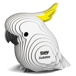 Cockatoo 3D Cardboard Model Kit Eugy (ONLINE ORDER ONLY)
