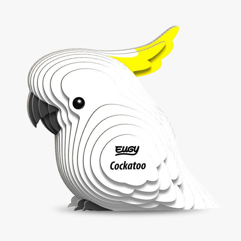 Cockatoo 3D Cardboard Model Kit Eugy (ONLINE ORDER ONLY)