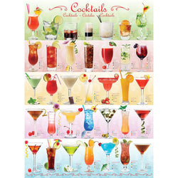 Cocktails 1000 Piece Jigsaw Puzzle Eurographics (ONLINE ORDER ONLY)
