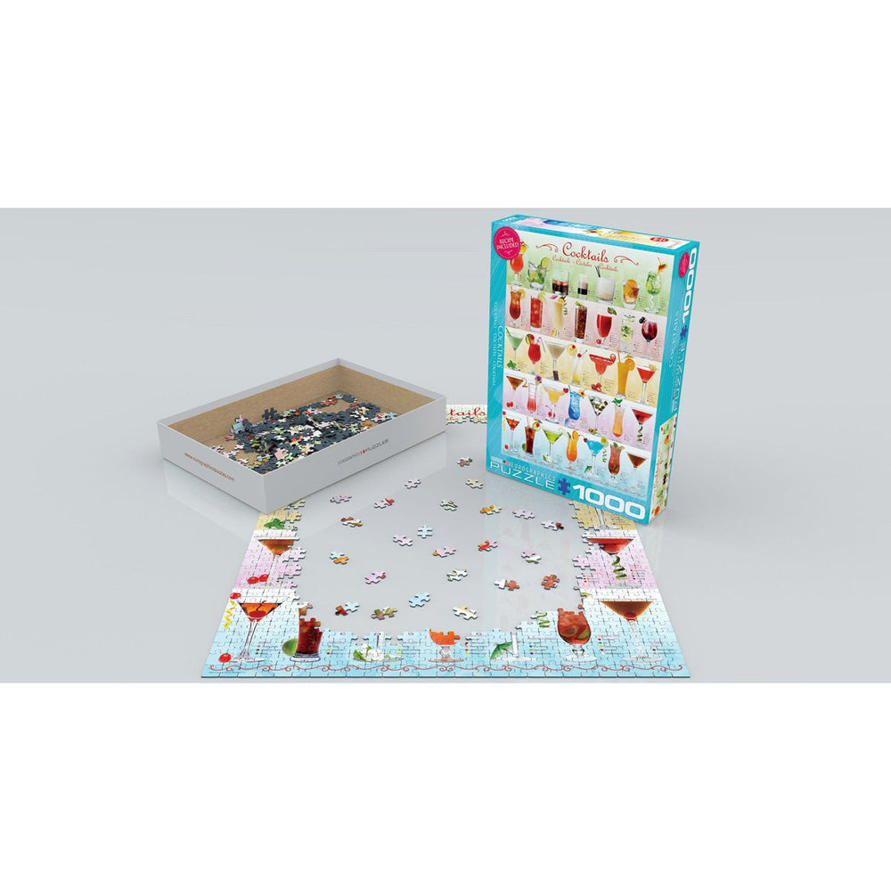 Cocktails 1000 Piece Jigsaw Puzzle Eurographics (ONLINE ORDER ONLY)