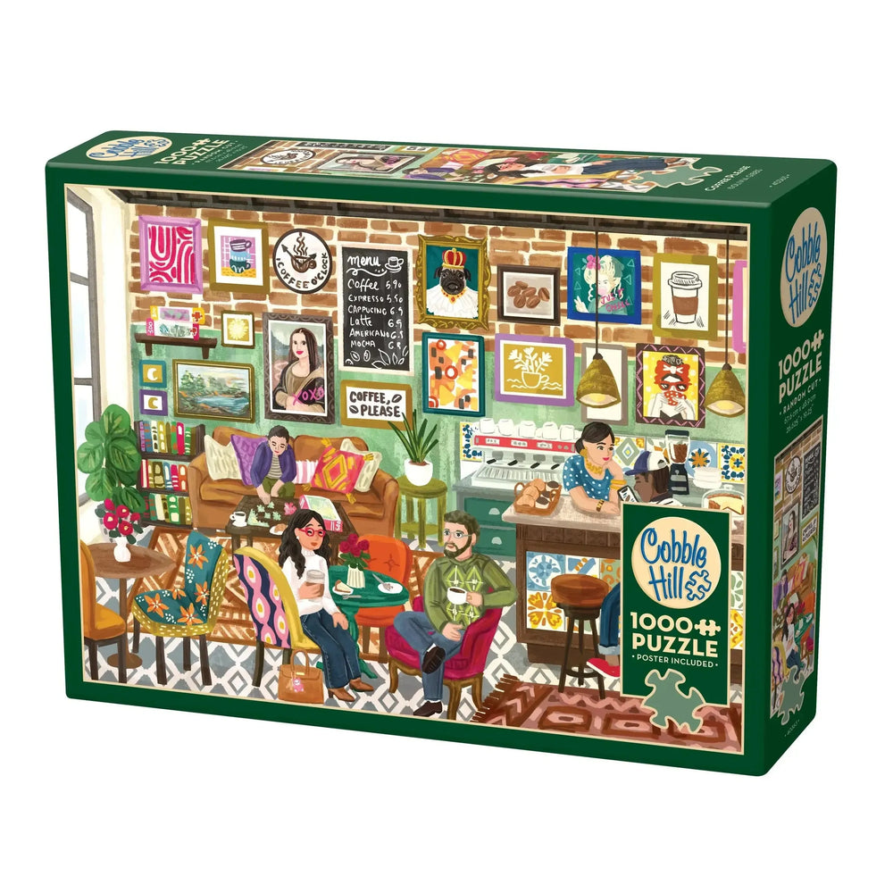 Coffee Please 1000 Piece Jigsaw Puzzle Cobble Hill (ONLINE ORDER ONLY)