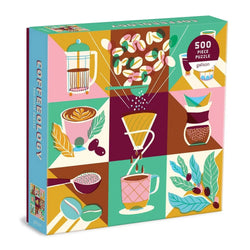 Coffeeology 500 Piece Jigsaw Puzzle Galison (ONLINE ORDER ONLY)