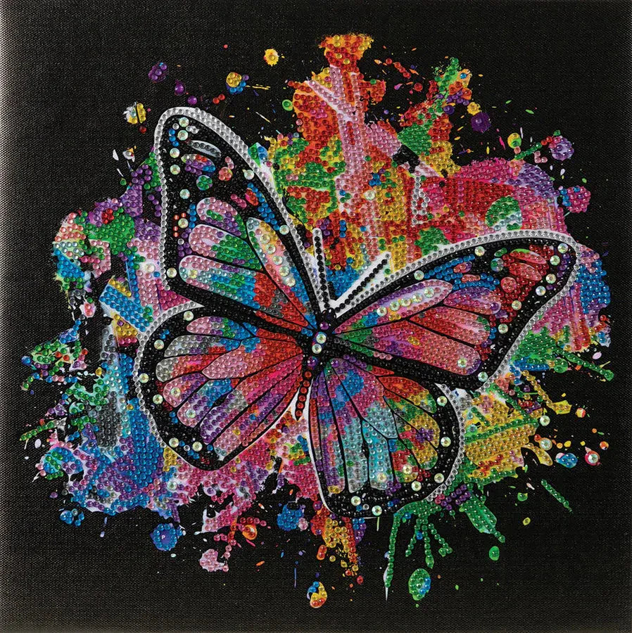 Color in Flight Crystal Art Framed Canvas Kit Craft Buddy (ONLINE ORDER ONLY)