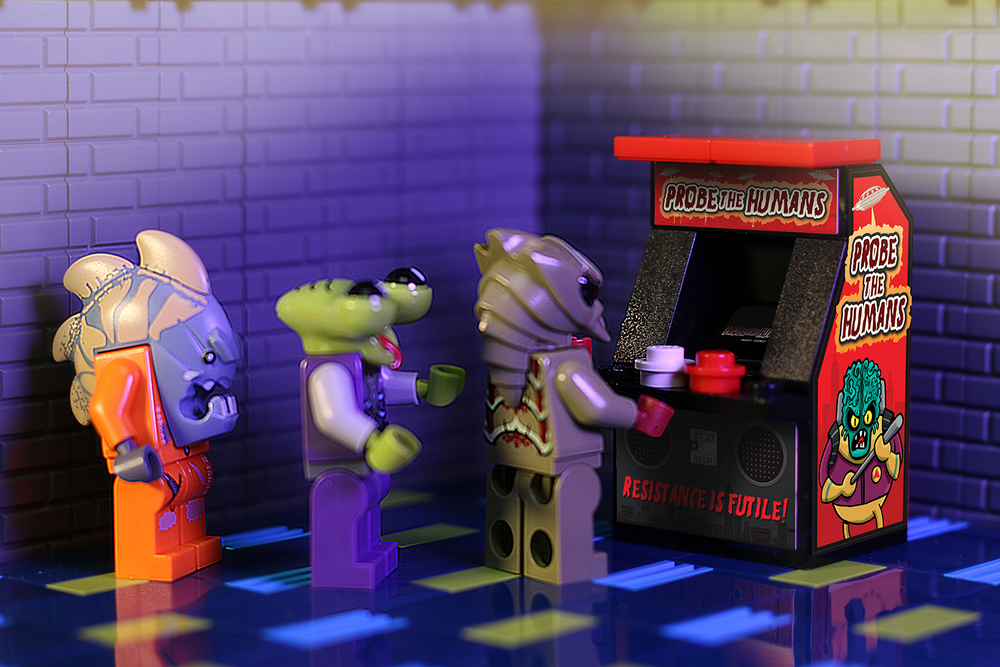 Probe the Humans - B3 Customs Arcade Machine (Online Order Only)