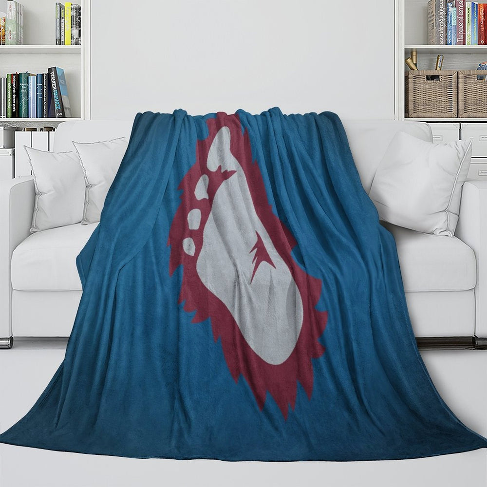 Colorado Avalanche Blanket Flannel Throw Kids Room Decoration (Online Order Only)