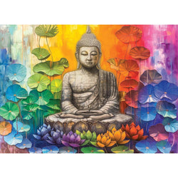 Colorful Buddha 1000 Piece Jigsaw Puzzle Eurographics (ONLINE ORDER ONLY)