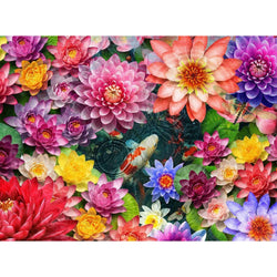 Colorful Koi Pond 1000 Piece Jigsaw Puzzle Springbok (ONLINE ORDER ONLY)