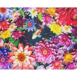 Colorful Koi Pond 1000 Piece Jigsaw Puzzle Springbok (ONLINE ORDER ONLY)