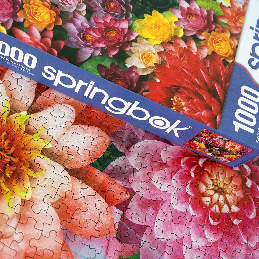 Colorful Koi Pond 1000 Piece Jigsaw Puzzle Springbok (ONLINE ORDER ONLY)