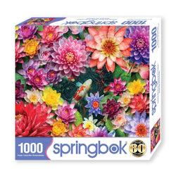 Colorful Koi Pond 1000 Piece Jigsaw Puzzle Springbok (ONLINE ORDER ONLY)