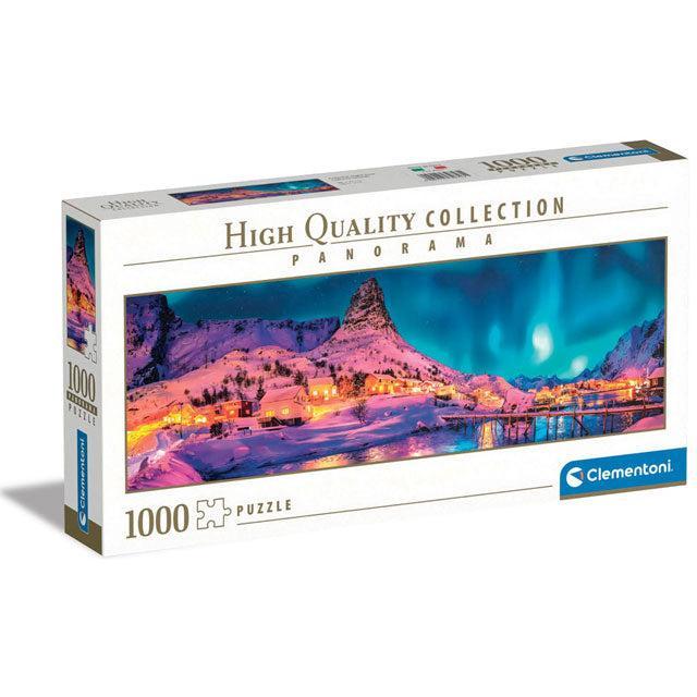 Colorful Night Over Lofoten Islands 1000 Piece Pano Jigsaw Puzzle Clementoni (ONLINE ORDER ONLY)