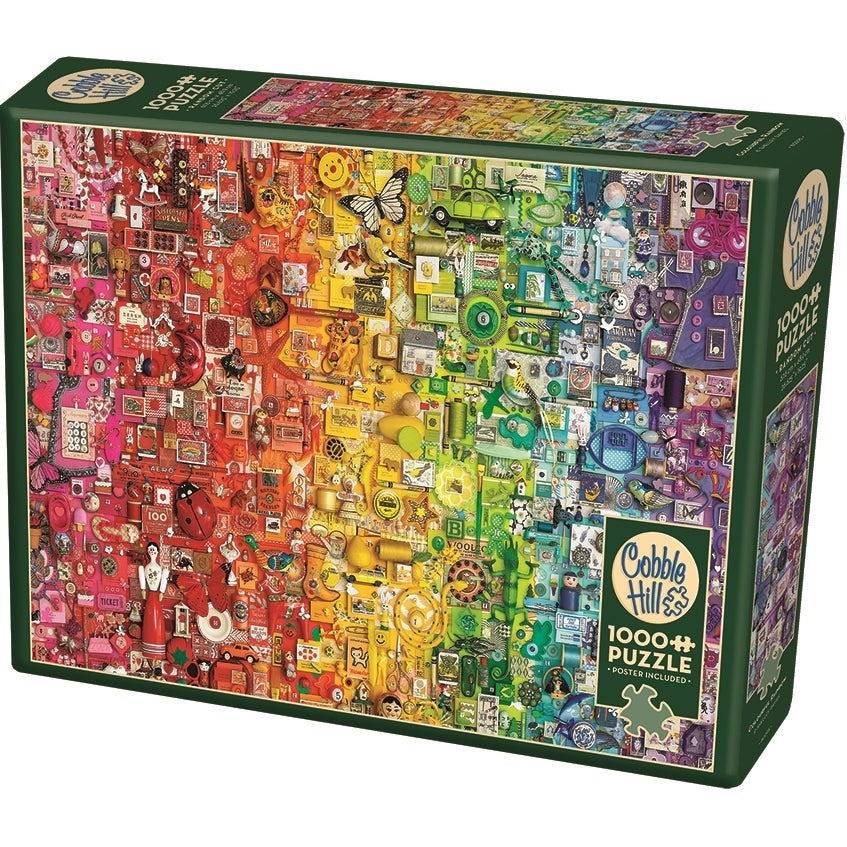 Colorful Rainbow 1000 Piece Jigsaw Puzzle Cobble Hill (ONLINE ORDER ONLY)