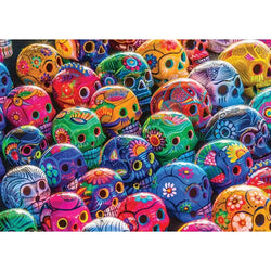 Colorful Skulls 1000 Piece Jigsaw Puzzle Enjoy (ONLINE ORDER ONLY)