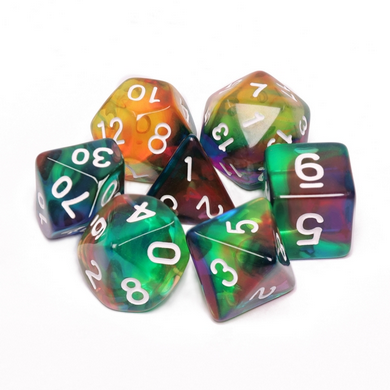 Colorful Wind RPG Dice Set (ONLINE ORDER ONLY)
