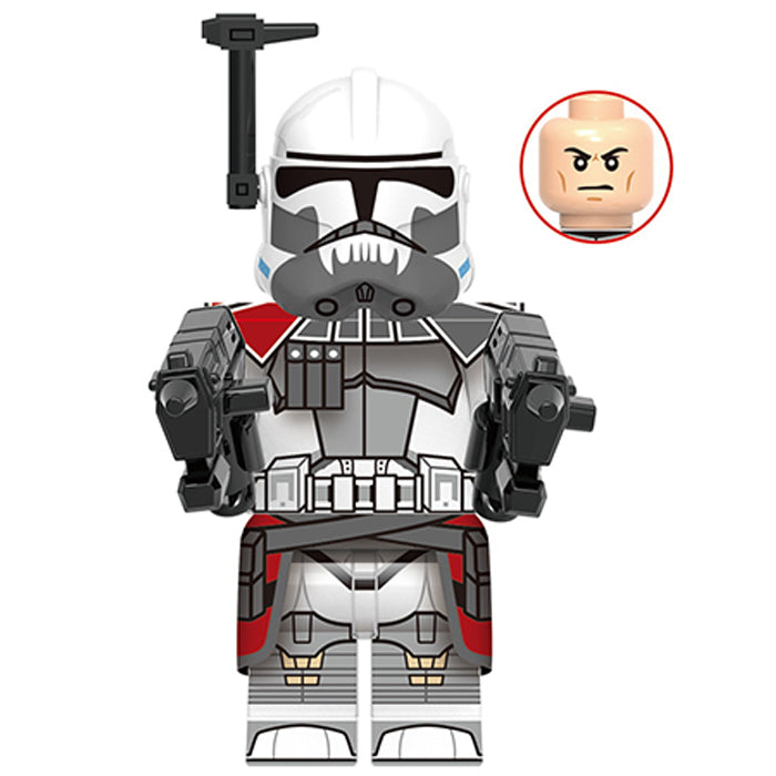 Commander Colt Clone trooper Lego Star wars Minifigures custom toys (ONLINE ORDER ONLY)