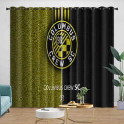 Columbus Crew SC Curtains Blackout Window Drapes Room Decoration (Online Order Only)