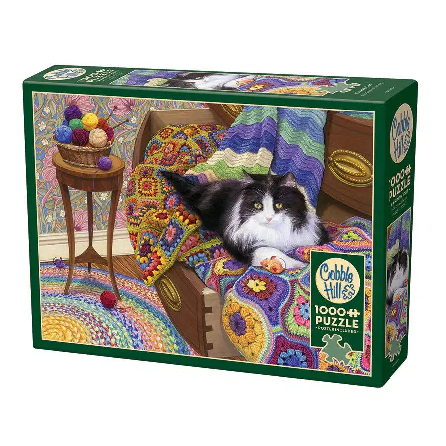 Comfy Cat 1000 Piece Jigsaw Puzzle Cobble Hill (ONLINE ORDER ONLY)