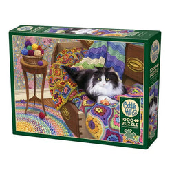Comfy Cat 1000 Piece Jigsaw Puzzle Cobble Hill (ONLINE ORDER ONLY)