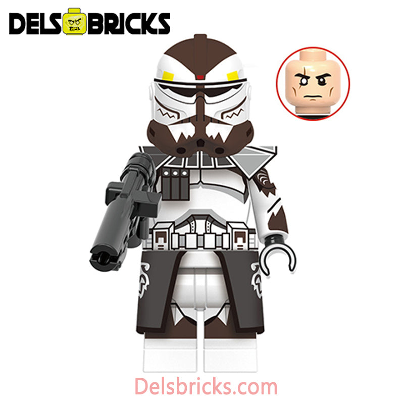 Commander Wolffe Star Wars Lego Minifigures Custom Toys 1 (ONLINE ORDER ONLY)