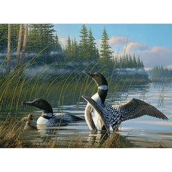 Common Loons 1000 Piece Jigsaw Puzzle Cobble Hill (ONLINE ORDER ONLY)