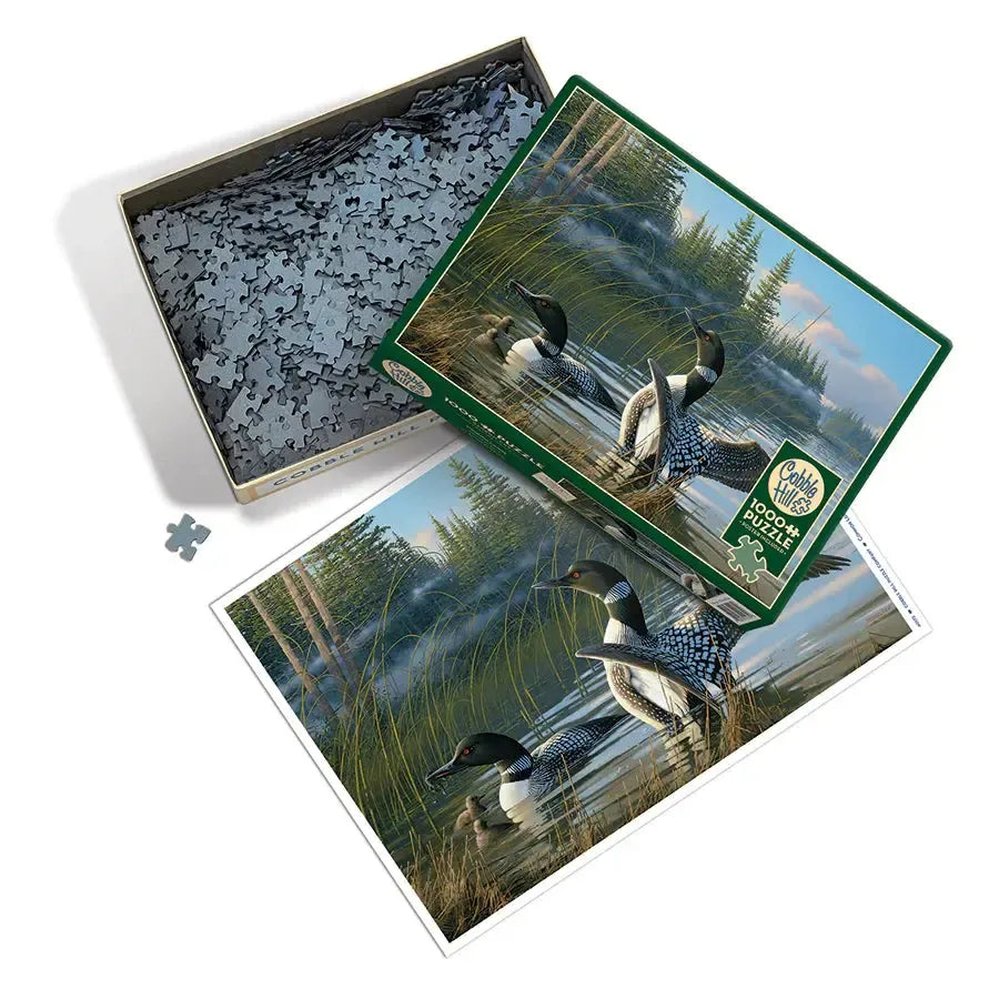 Common Loons 1000 Piece Jigsaw Puzzle Cobble Hill (ONLINE ORDER ONLY)