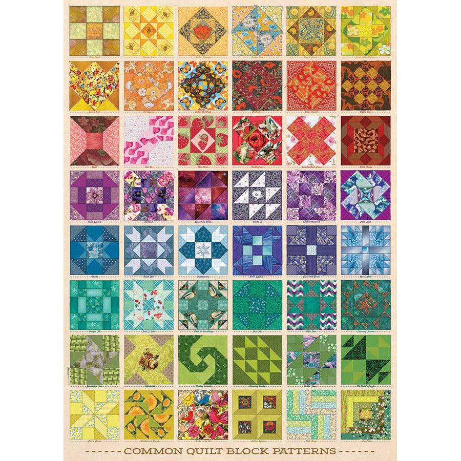 Common Quilt Blocks 1000 Piece Jigsaw Puzzle Cobble Hill (ONLINE ORDER ONLY)