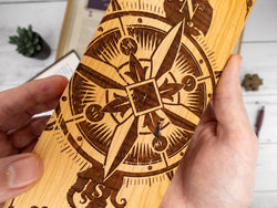 Compass Adventure | Engraved Dual Hex Dice Vault (ONLINE ORDER ONLY)