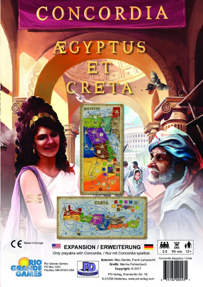 Concordia: Aegyptus & Creta (ONLINE ORDER ONLY)