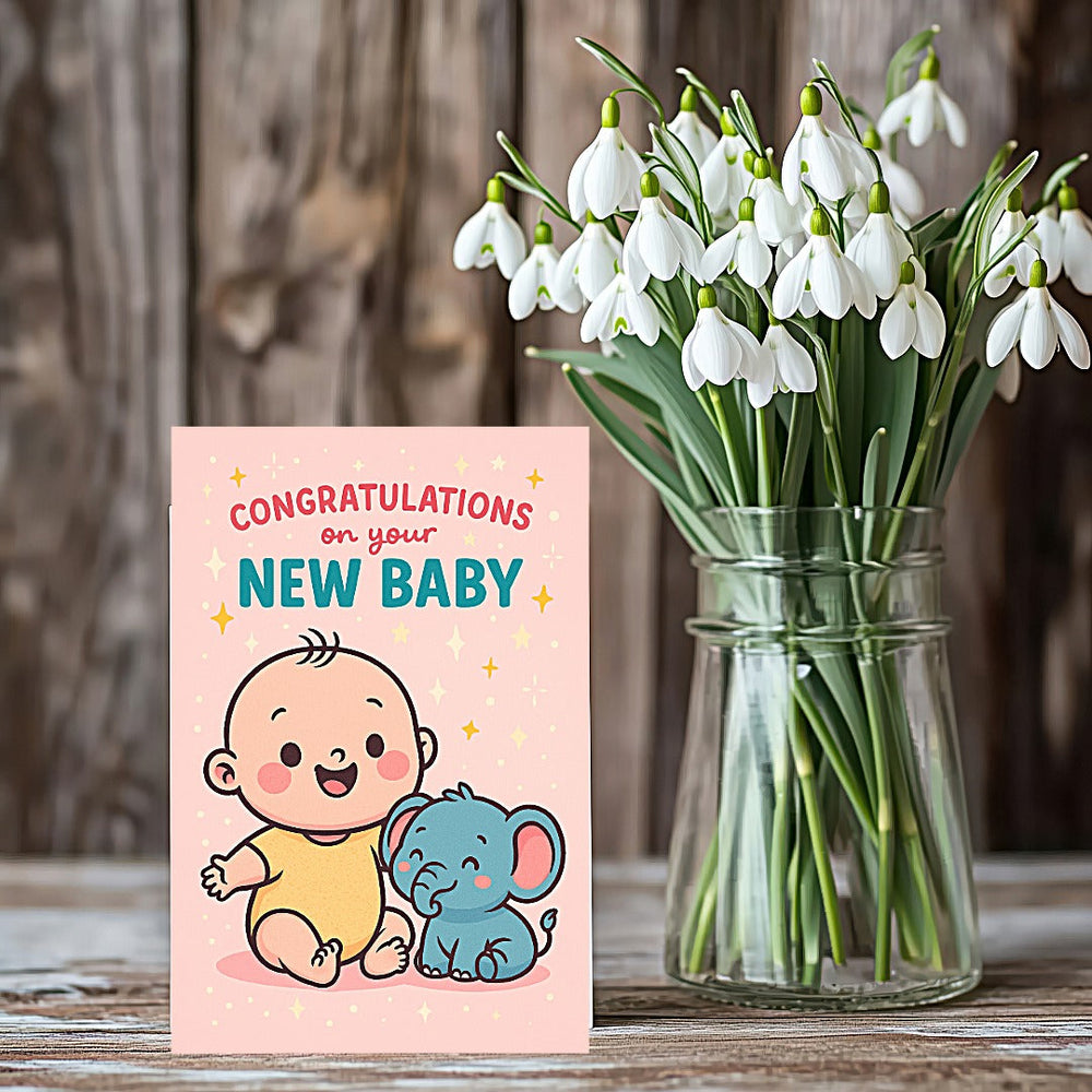 Congratulations On Your New Baby Card (ONLINE ORDER ONLY)