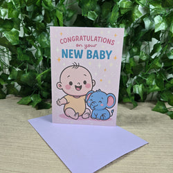 Congratulations On Your New Baby Card (ONLINE ORDER ONLY)