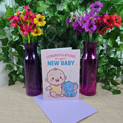 Congratulations On Your New Baby Card (ONLINE ORDER ONLY)
