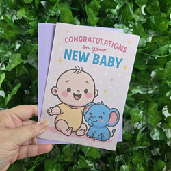 Congratulations On Your New Baby Card (ONLINE ORDER ONLY)