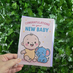 Congratulations On Your New Baby Card (ONLINE ORDER ONLY)