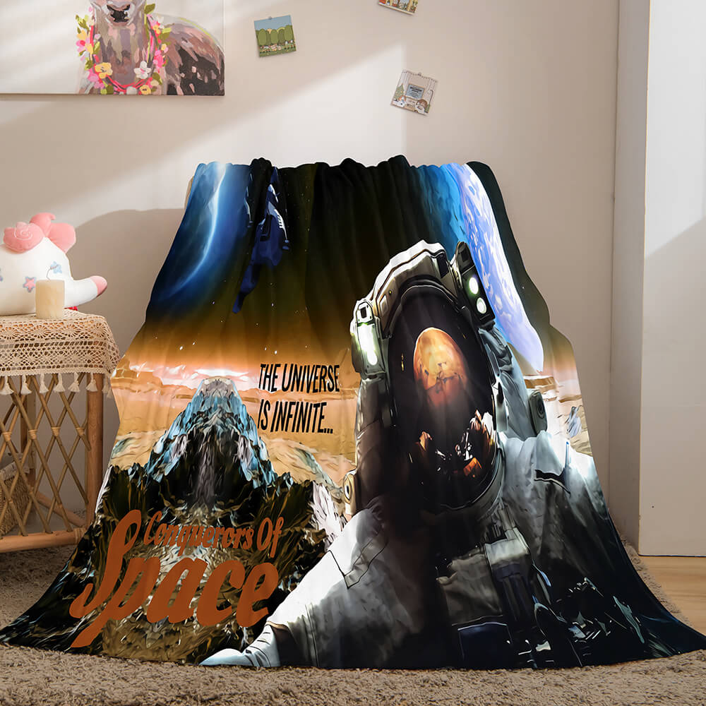Conquerors Of Space Flannel Caroset Throw Cosplay Blanket (Online Order Only)