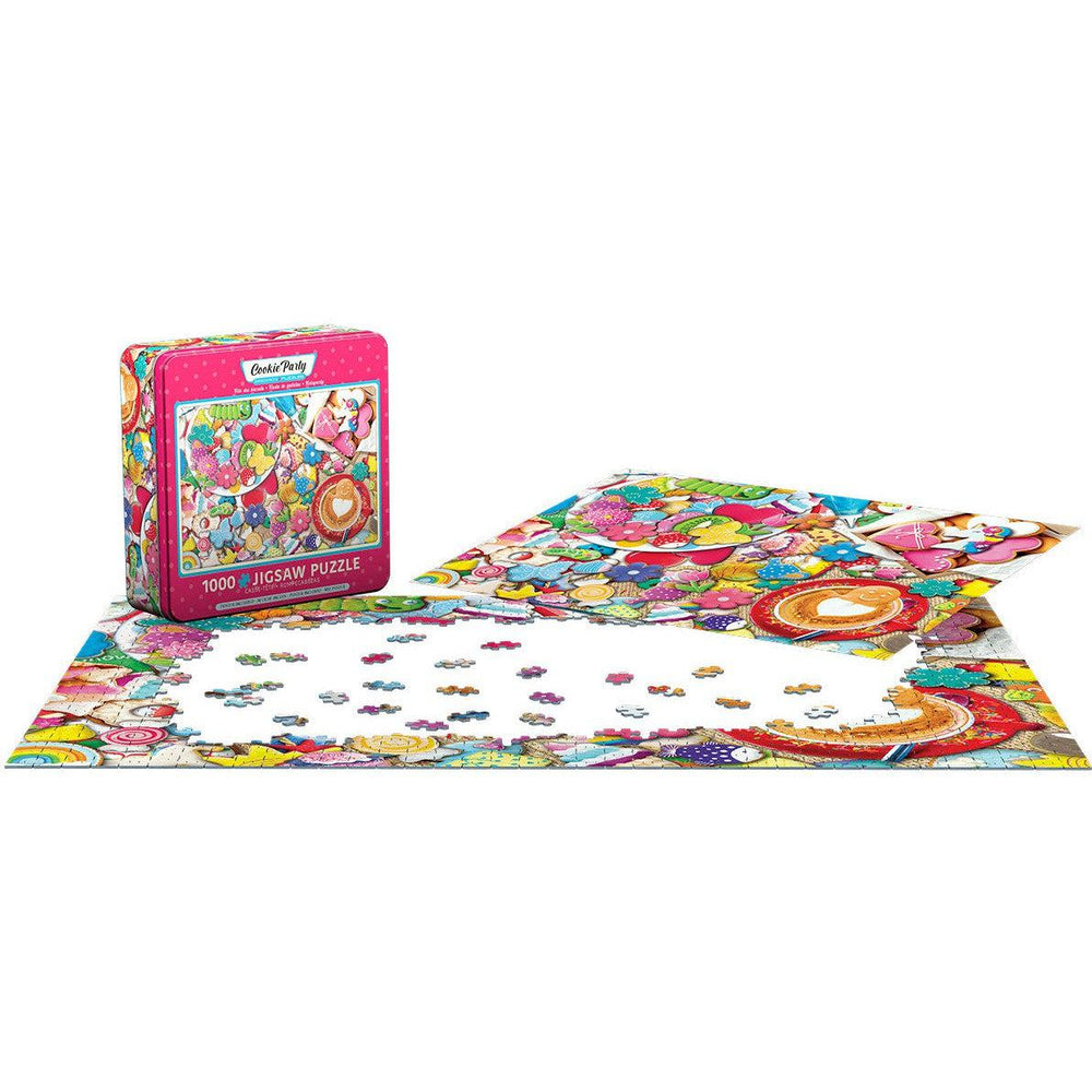 Cookie Party 1000 Piece Jigsaw Puzzle in Tin Eurographics (ONLINE ORDER ONLY)