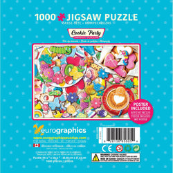 Cookie Party 1000 Piece Jigsaw Puzzle in Tin Eurographics (ONLINE ORDER ONLY)