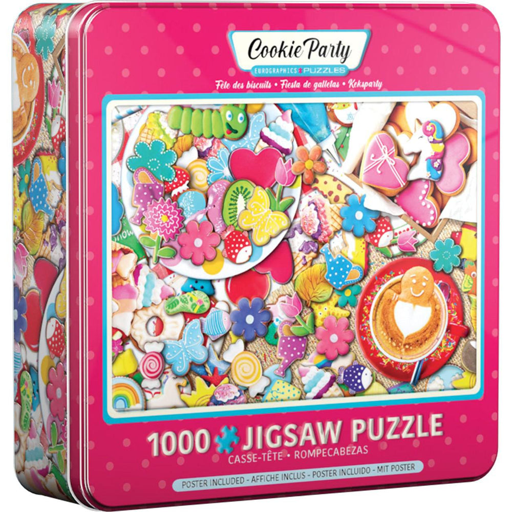 Cookie Party 1000 Piece Jigsaw Puzzle in Tin Eurographics (ONLINE ORDER ONLY)