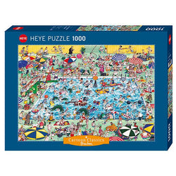 Cool Down Cartoon Classics 1000 Piece Jigsaw Puzzle Heye (ONLINE ORDER ONLY)