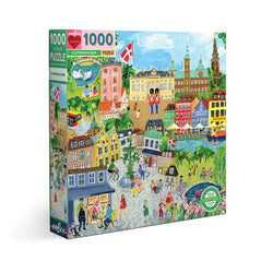 Copenhagen 1000 Piece Jigsaw Puzzle eeBoo (ONLINE ORDER ONLY)