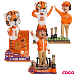 Clemson Tigers 2018 National Champions Special Edition Bobbleheads (ONLINE ORDER ONLY)