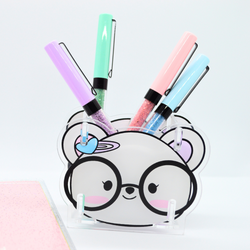 Emma Bear| Acrylic Pen Holder (ONLINE ORDER ONLY)